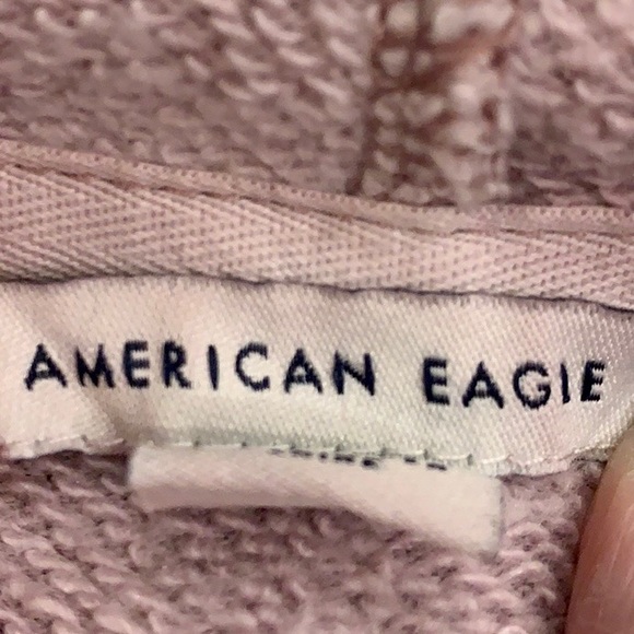 💕Super Cute American Eagle Lace-Up Hoodie - Sz: M - Picture 7 of 8